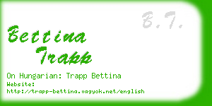 bettina trapp business card